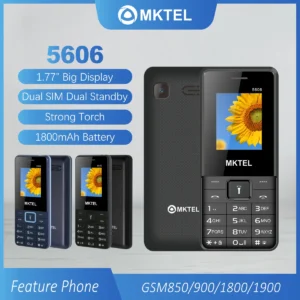 MKnickn5606 Téléphone en vedette pour touristes, Smartphone en veille, Écran 1.77 pouces, Batterie 1800mAh, MP3, MP4, Radio FM, Bluetooth, GStore S, Senior